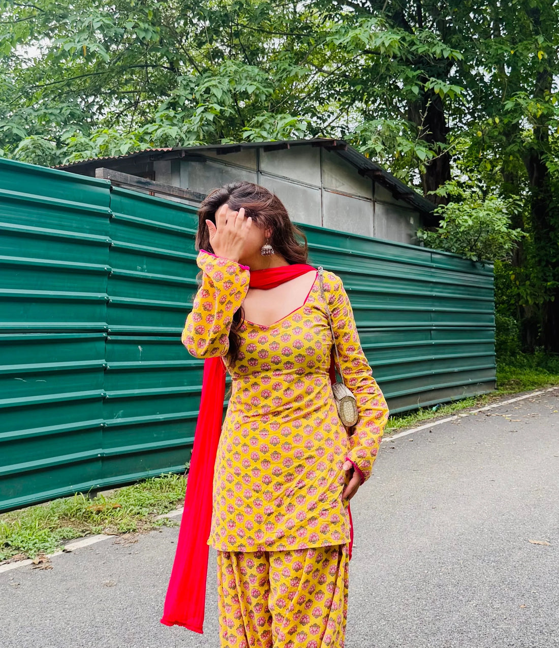 Women Printed Kurta Palazzo Set