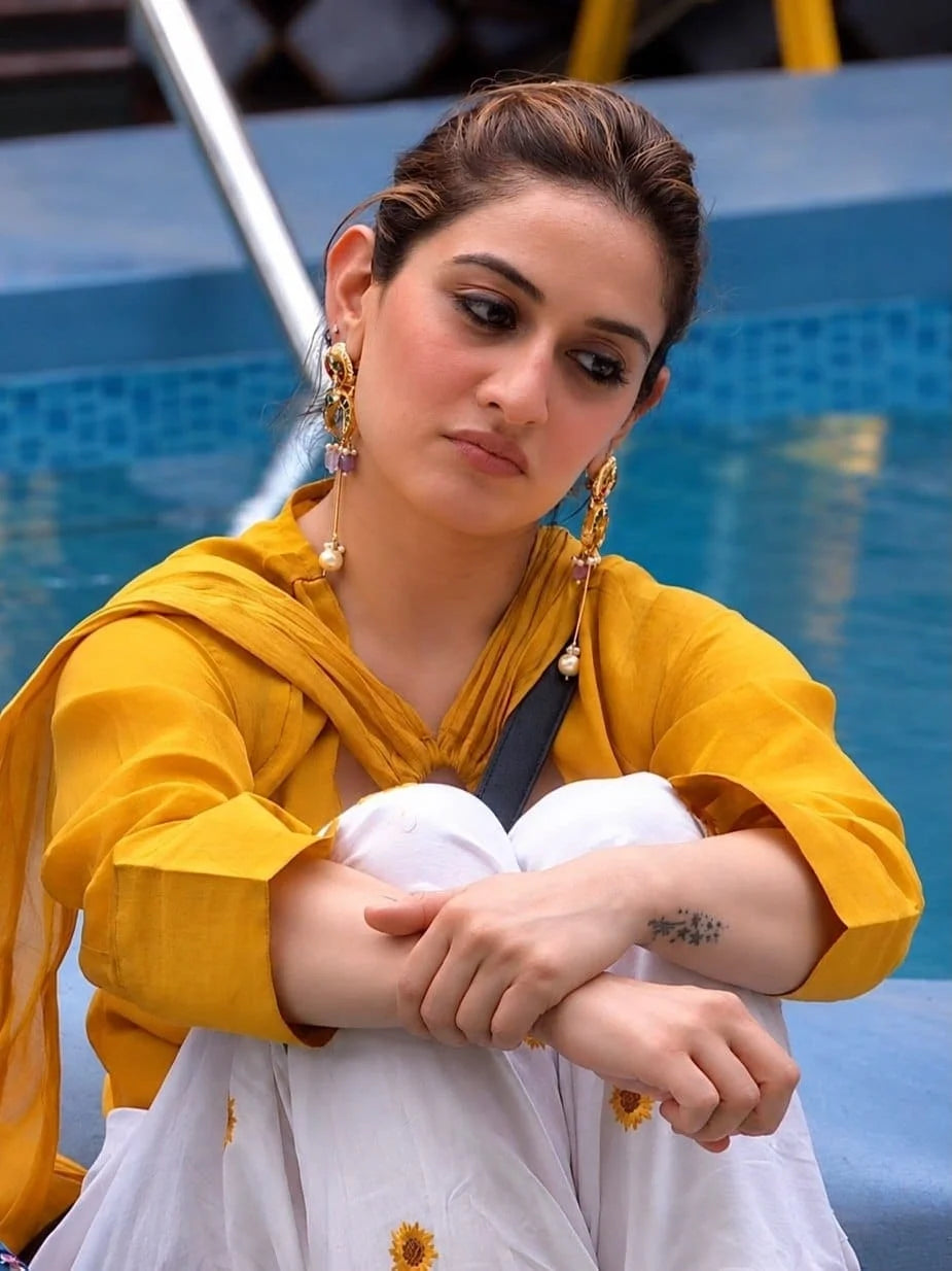 Sunshine Muse Yellow Classy Kurta Pant Set